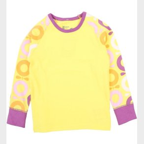 Katvig Bluse - Gul m. bler