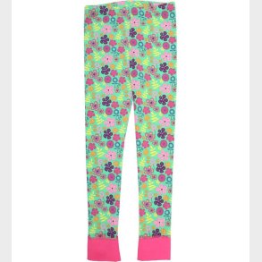 Katvig Leggings - Grn m. Blomster