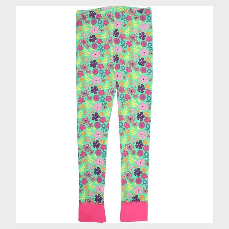 Katvig Leggings - Grn m. Blomster