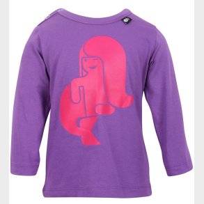 Danef Bluse - Lilla m. Havfrue