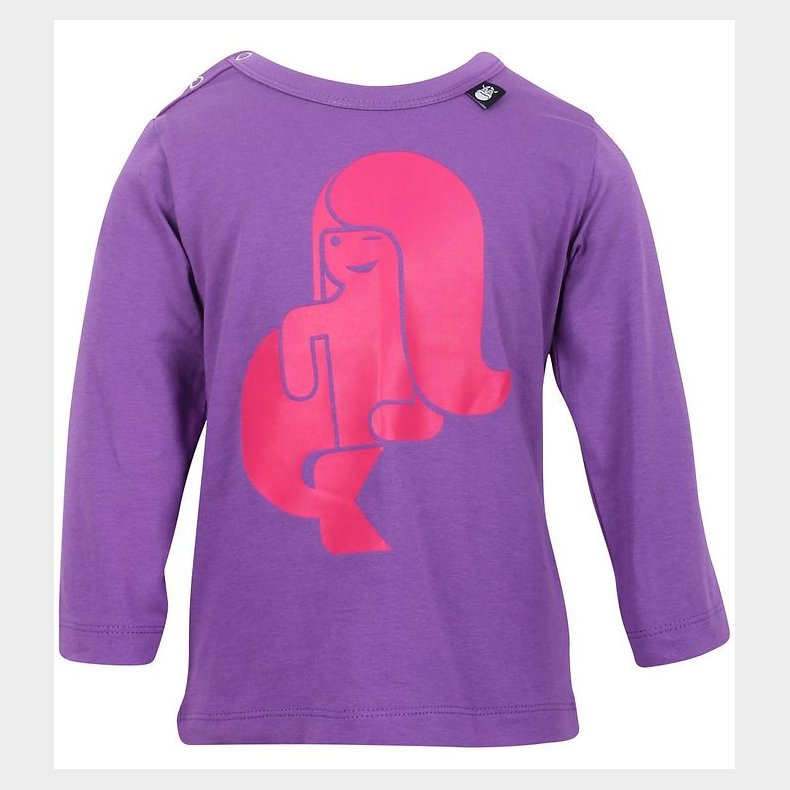 Danef Bluse - Lilla m. Havfrue