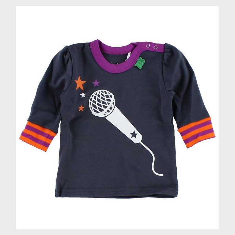 Freds World Bluse - Koksgr/Lilla m. musik