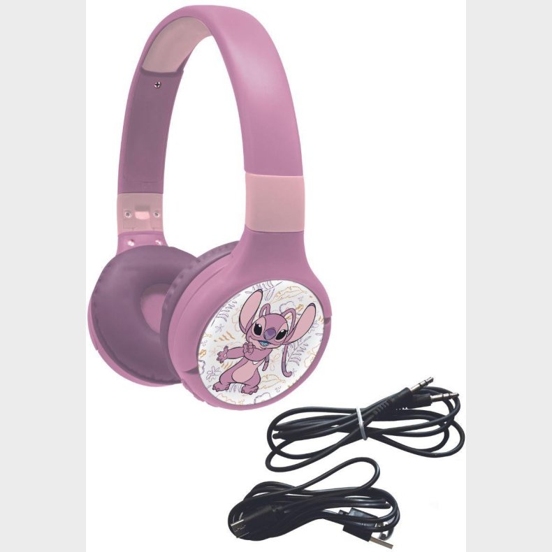 Disney Lilo &  Stitch Angel 2-i-1 Bluetooth Hretelefoner
