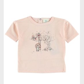 En Fant T-shirt - Lys rosa m. Print