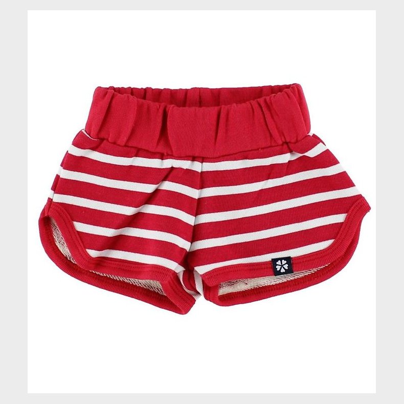 Papfar Shorts - Rd/Hvidstribet