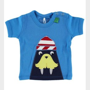 Freds World T-shirt - Lysebl m. Hvalros