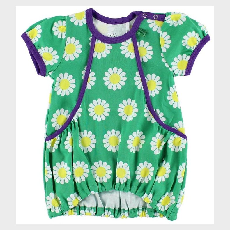 Freds World Kjole - Grn/Lilla m. Margueritter