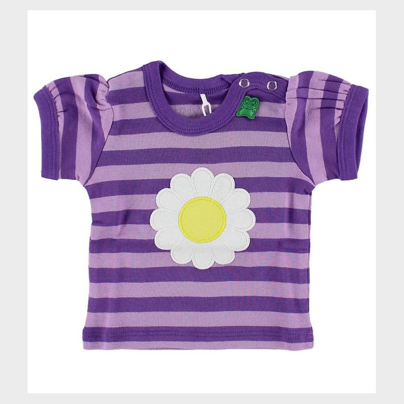 Freds World T-shirt - Lillastribet m. Marguerit
