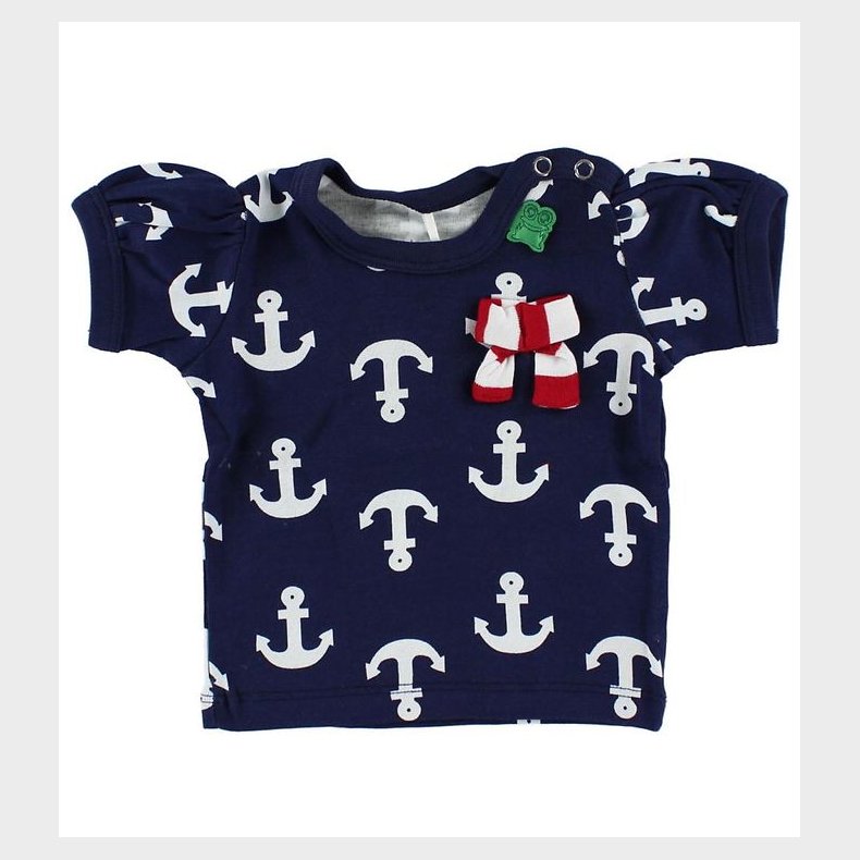 Freds World T-shirt - Navy m. Anker & sljfe