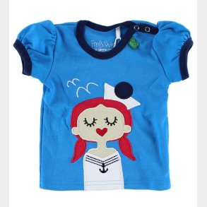 Freds World T-shirt - Lysebl m. Matrospige