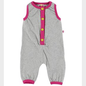 Katvig Sparkedragt - Grmeleret m. Pink