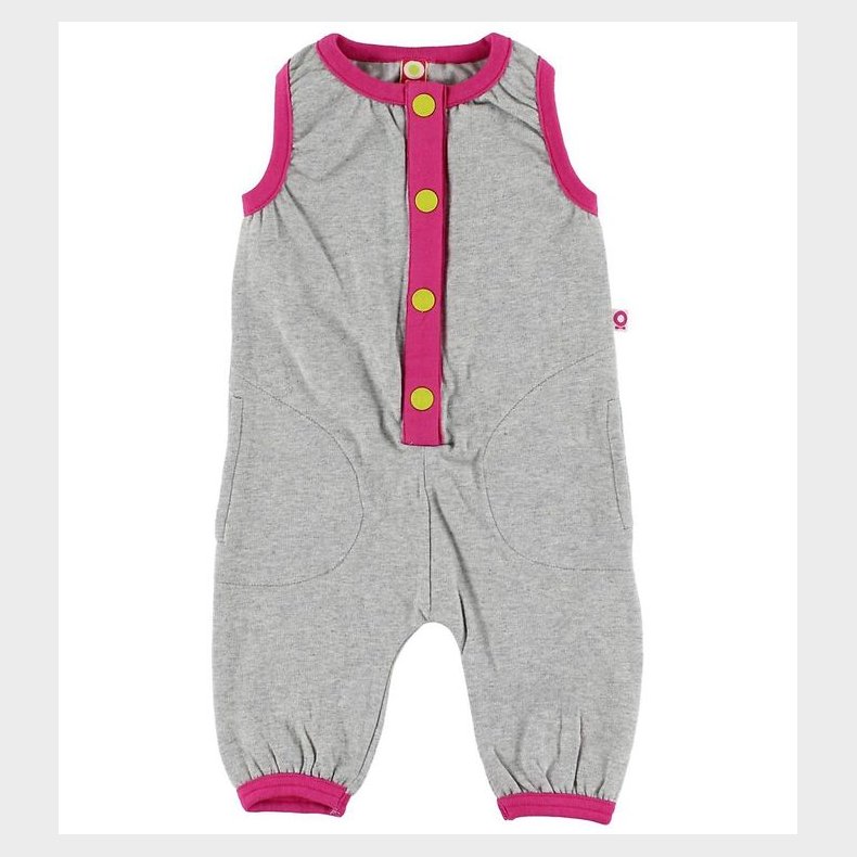 Katvig Sparkedragt - Grmeleret m. Pink