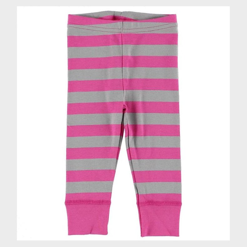 Katvig Leggings - Pink/Grstribet