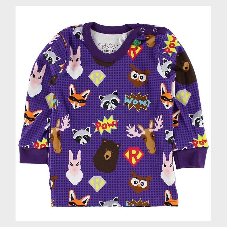 Freds World Bluse - Lilla m. The Rescue Team