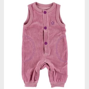 Katvig Sparkedragt - Velour - Rosa