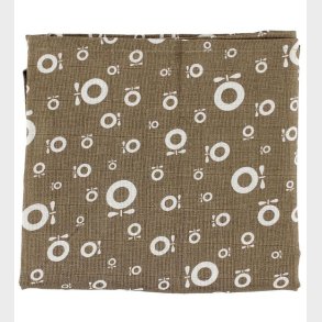 Katvig Stofble - 80x80 - Lysebrun m. bler