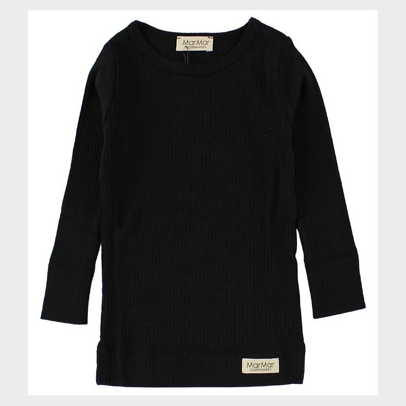 MarMar Bluse - Rib - Modal - Sort