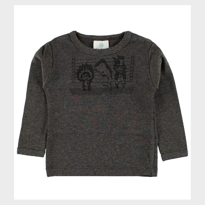 En Fant Bluse - Brunmeleret