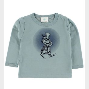 En Fant Bluse - Lysebl m. Klovn