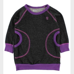 Katvig Sweatkjole - Koksgr/Lilla