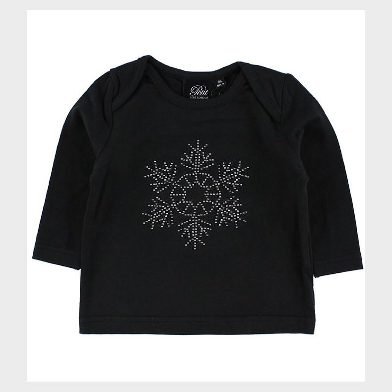 Petit By Sofie Schnoor Bluse - Sort m. Palietter