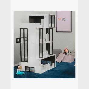 Cloudberry Castle Dukkehus, Sort/Hvid