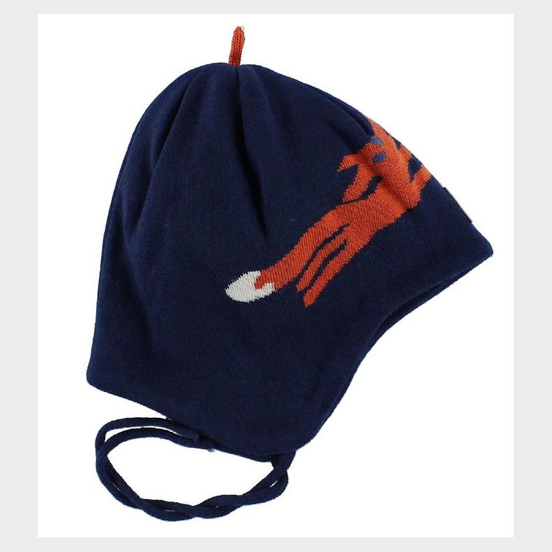 Reima Hue - Repo - Uld/Bomuld - Navy m. Dyr