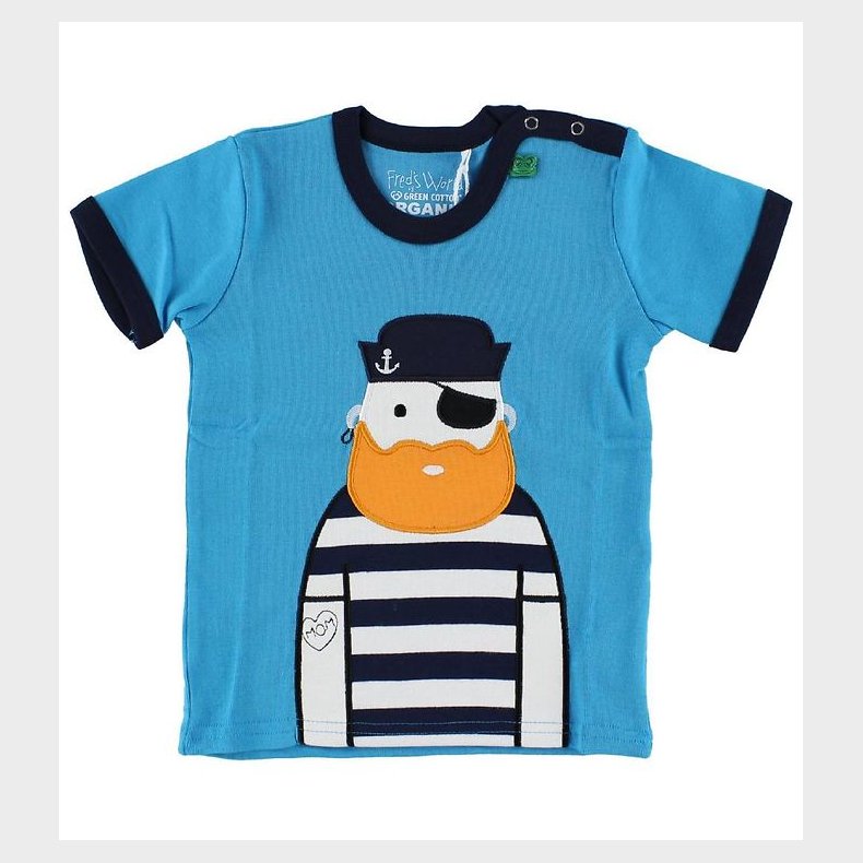 Freds World T-shirt - Bl m. Pirat