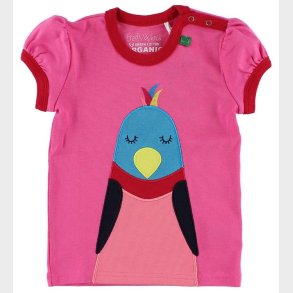 Freds World T-shirt - Pink m. Fugl