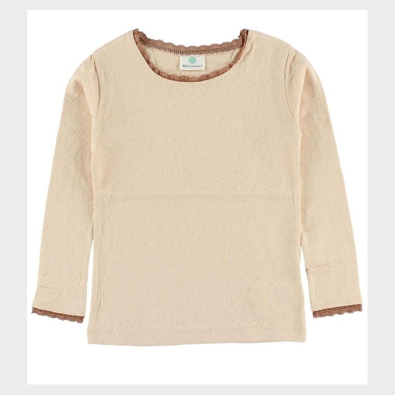 En Fant Bluse - Fersken m. Hulmnster