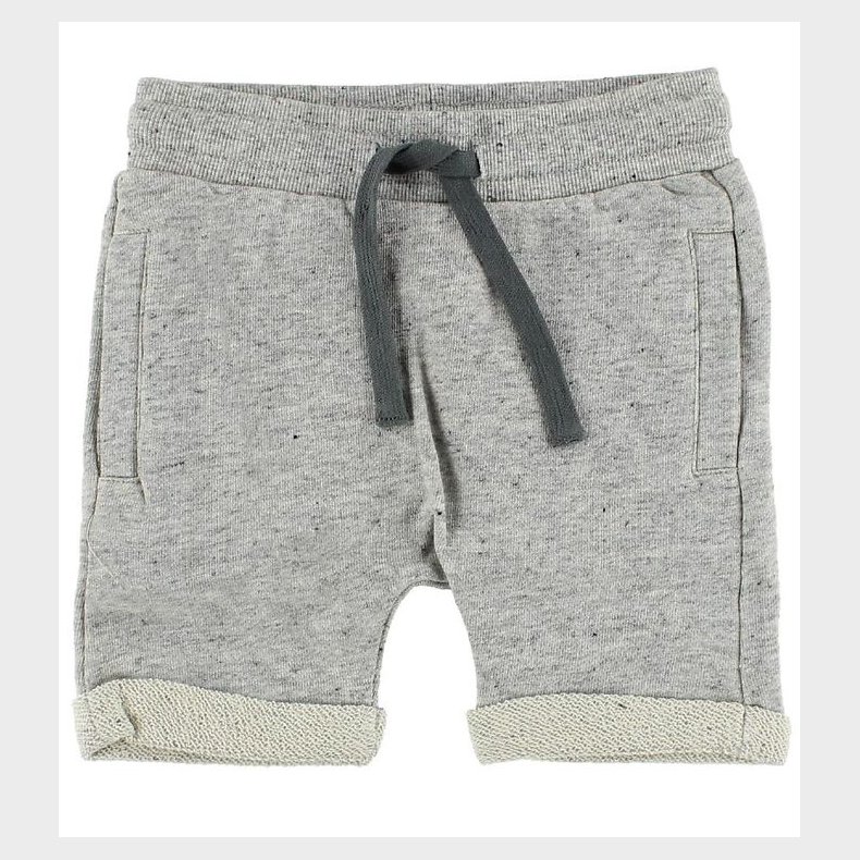 En Fant Shorts - Grmeleret m. Opsmg