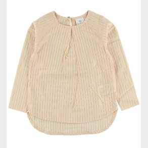 En Fant Kjole - Fersken m. Guld Striber