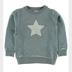 En Fant Sweatshirt - Stvet Grn m. Stjerne