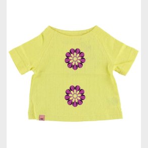AlbaBaby T-shirt - Gul m. Blomst
