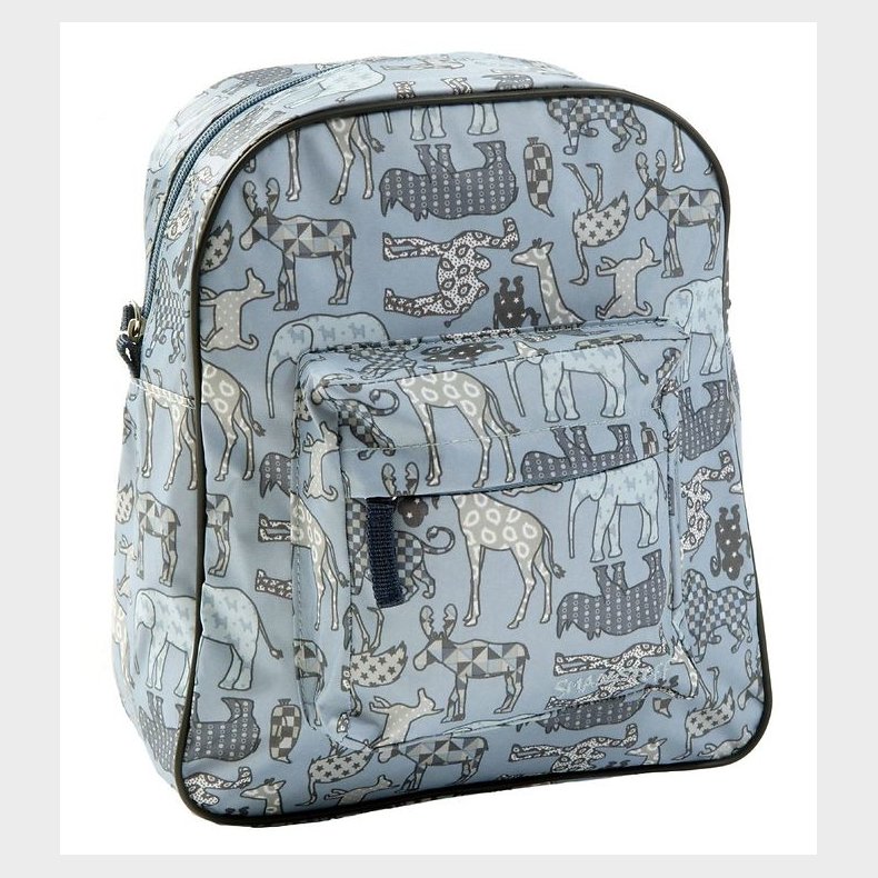 Smallstuff Brnehavetaske - Lille - Denim m. Dyr