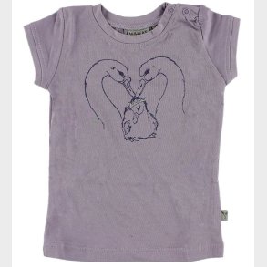 Wheat T-shirt - Lilla m. Svaner