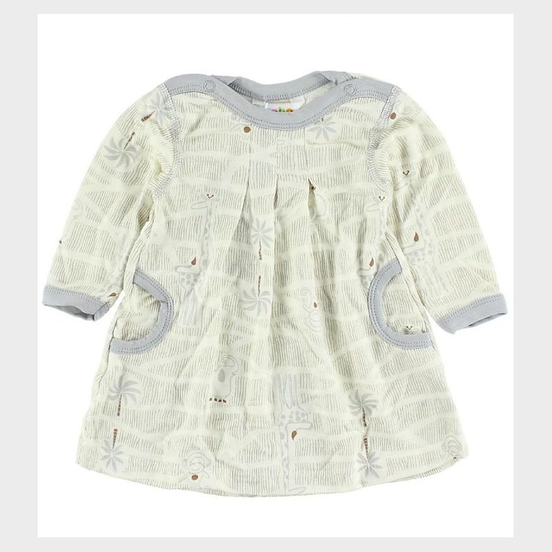 Joha Kjole - Bambus - Creme/Gr m. Dyr