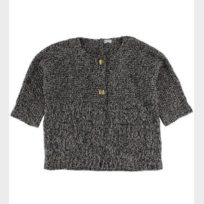 Mini A Ture Cardigan - Strik - Bl/Hvid