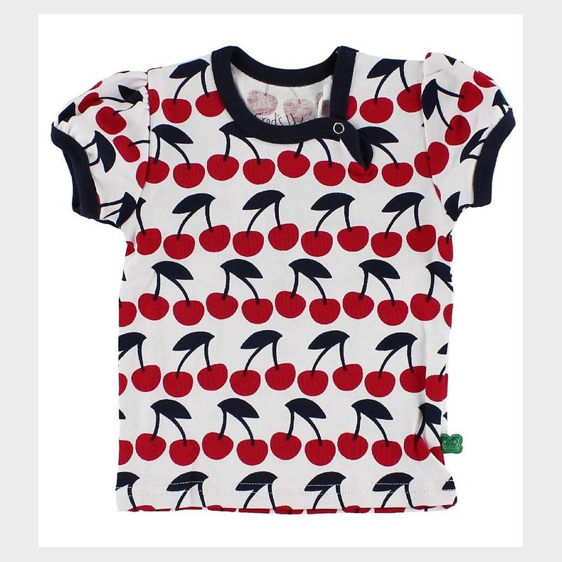 Freds World T-shirt - Hvid m. Kirsebr