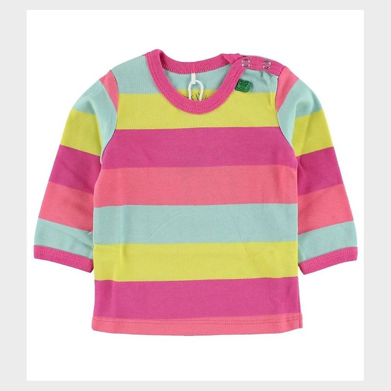 Freds World Bluse - Gul/Pink/Mint Stribet