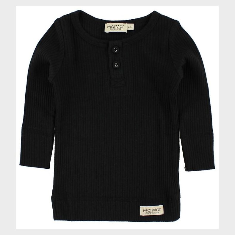 MarMar Bluse - Rib - Modal - Sort