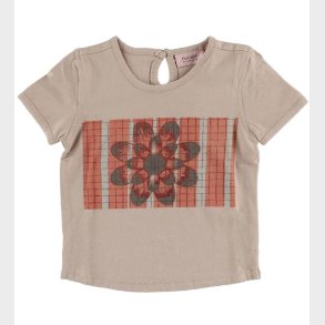 Noa Noa miniature T-shirt - Gammel Rosa m. Blomst