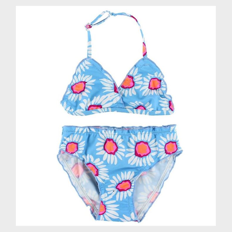 Color Kids Bikini - Vivi - Lysebl m. Blomster