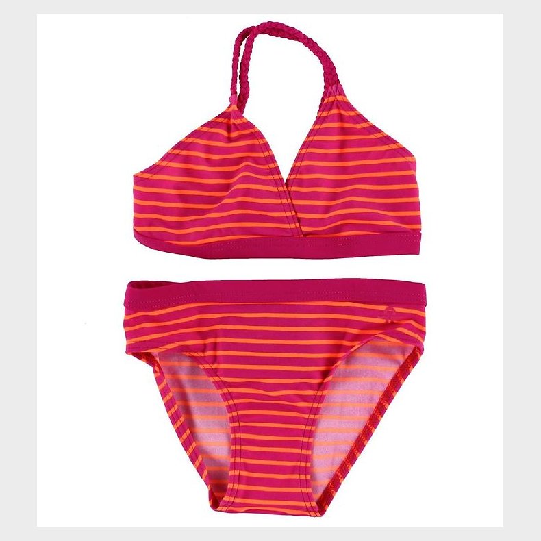 Color Kids Bikini - Vips - Pink/Orangestribet