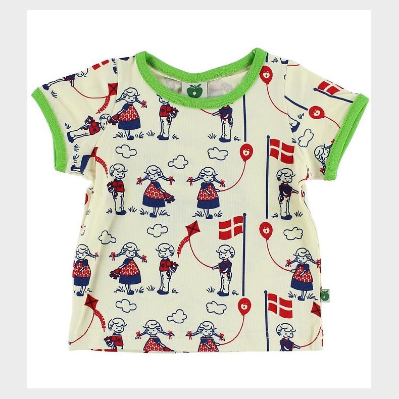 Smfolk T-shirt - Creme m. Fdselsdag