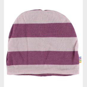 Joha Hue - Uld - Lys Rosa/Blommestribet