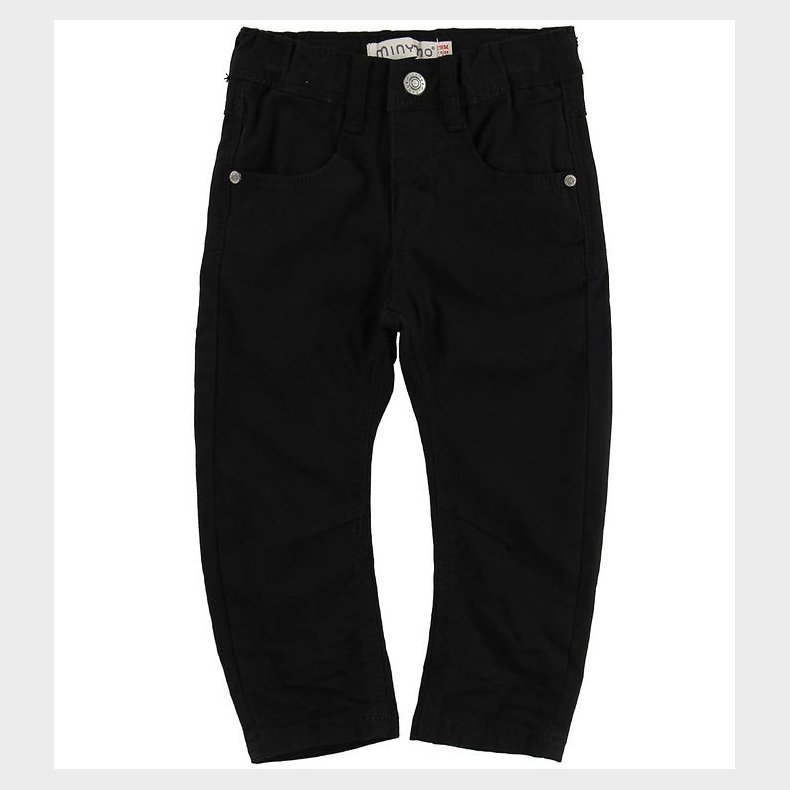 Minymo Bukser - Twill Regular - sort