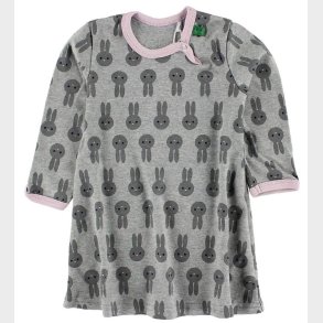 Freds World Kjole - Grmeleret m. Kaniner