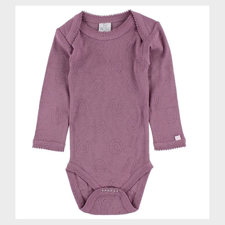 Smallstuff Body - L/ - Stvet Lilla m. Hulmnster