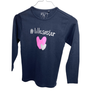 #Lillesster T-Shirt L/S, Dark Navy - Legekammeraten.dk